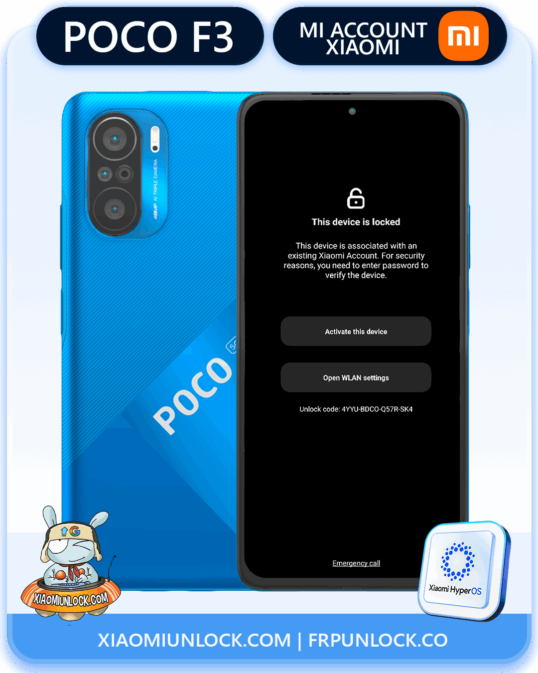 Remove Xiaomi Mi Account Poco F3